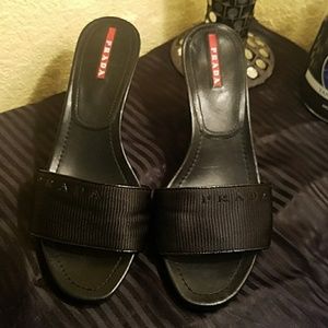 PRADA wedge sandals